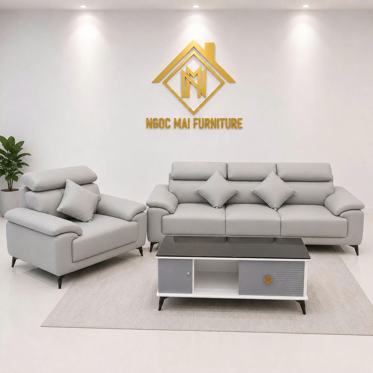 BỘ SOFA CAO CẤP CHÂN CAO & GHẾ PHỤ CỰC XINH-mã MH047 - Ảnh 7