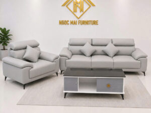 BỘ SOFA CAO CẤP CHÂN CAO & GHẾ PHỤ CỰC XINH-mã MH047