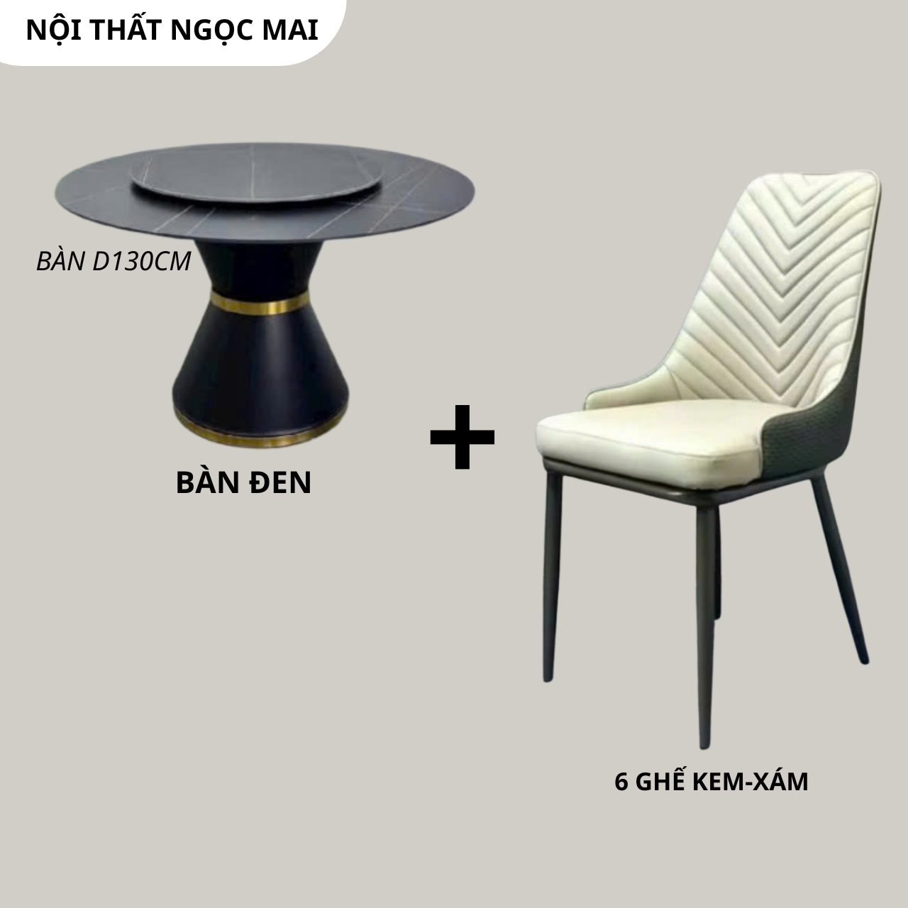 Bàn Ăn Mặt Đá Ceramic 6 ghế Da cao cấp – Mã B202 - Ảnh 3