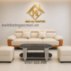 Bộ Sofa Da 2M2 Mã TH155 Kèm 2 Đôn Và Bàn – Sofa Phòng Khách Hiện Đại