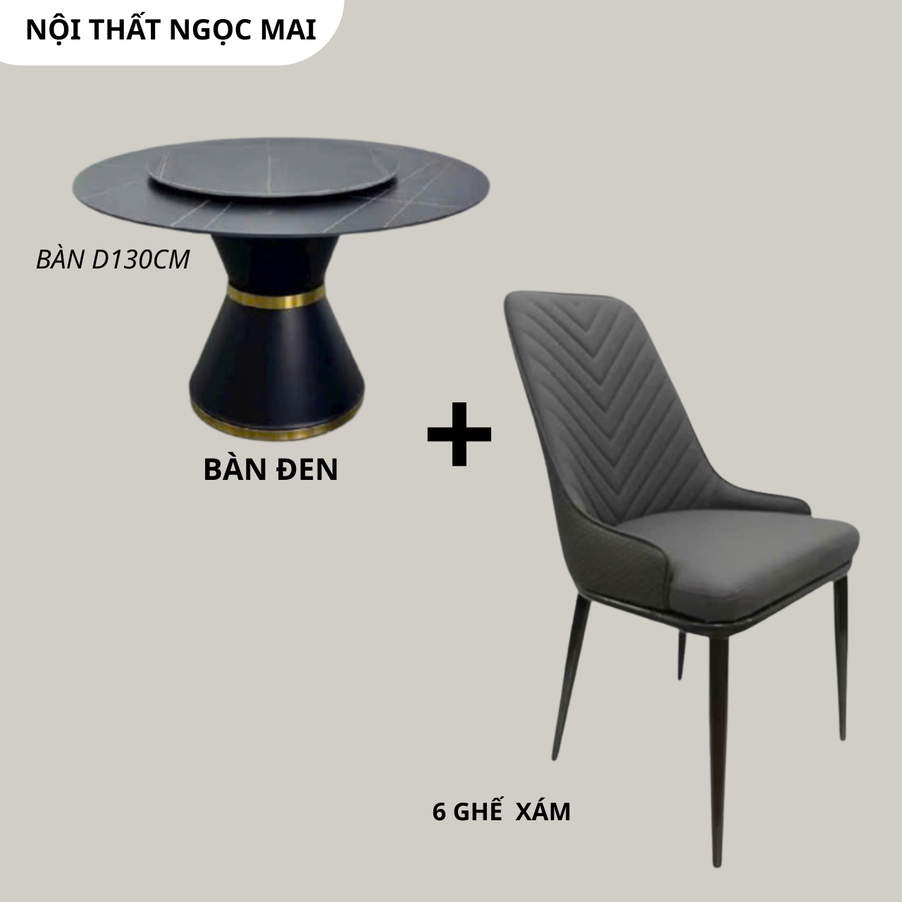 Bàn Ăn Mặt Đá Ceramic 6 ghế Da cao cấp – Mã B202 - Ảnh 6