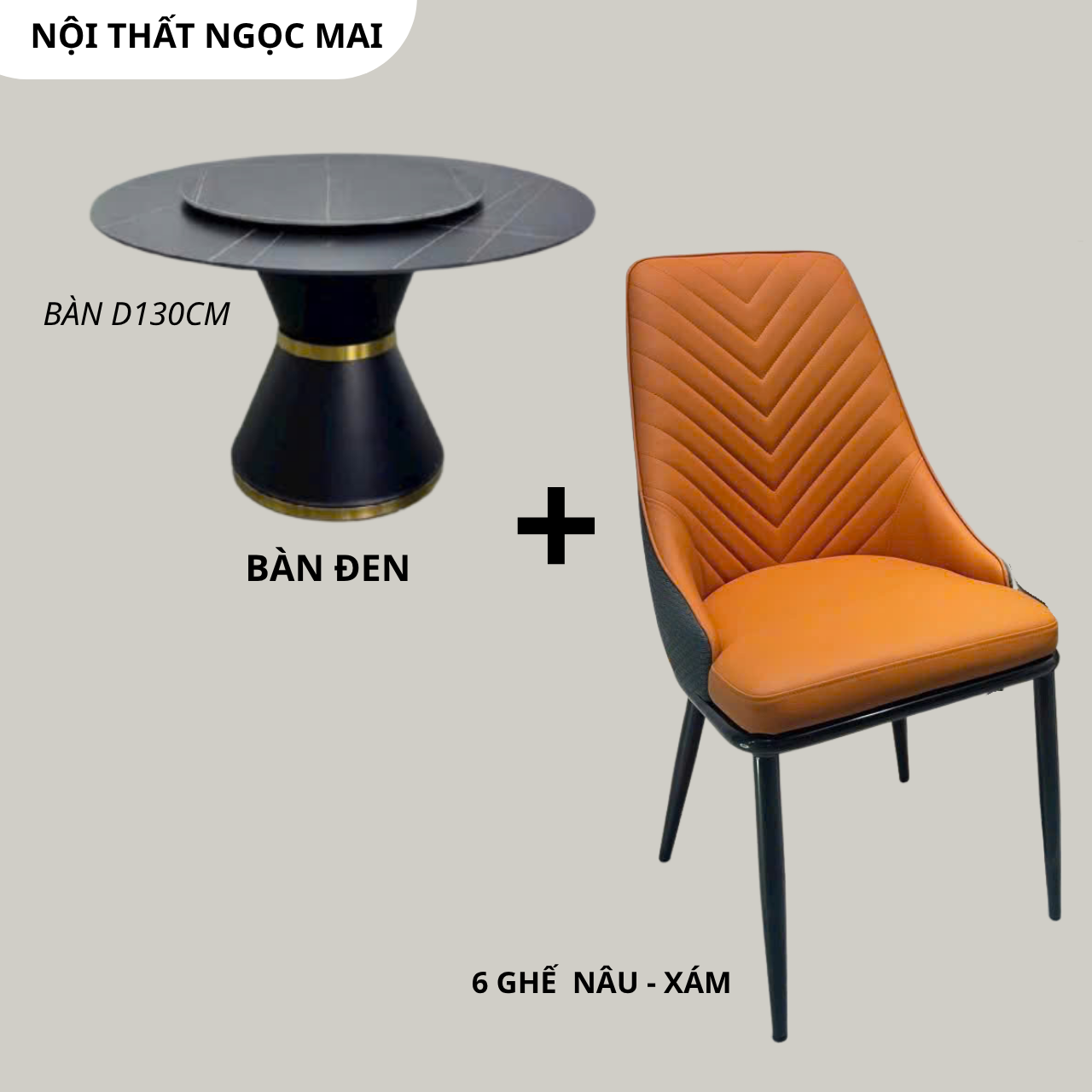 Bàn Ăn Mặt Đá Ceramic 6 ghế Da cao cấp – Mã B202 - Ảnh 9