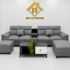 Bộ Sofa Da 3M Kèm 2 Đôn Và Bàn Trà – Sofa Phòng Khách Hiện Đại Mã TK305