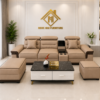 Bộ Sofa Da Cao Cấp Mặt Cười 2M6 có học ly Kèm 2 Đôn Và Bàn - mã MH029