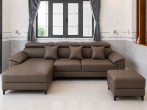 Bộ sofa cao cấp góc L 2m6 diện tích cân đối- mã MH048
