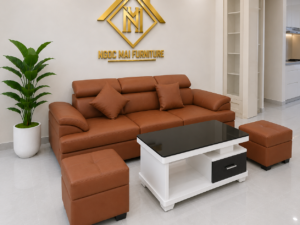 Bộ Sofa Da Cao Cấp 2m2 Đầu Bật nhiều chế độ – MH024 Cho Phòng Khách Nhỏ Gọn
