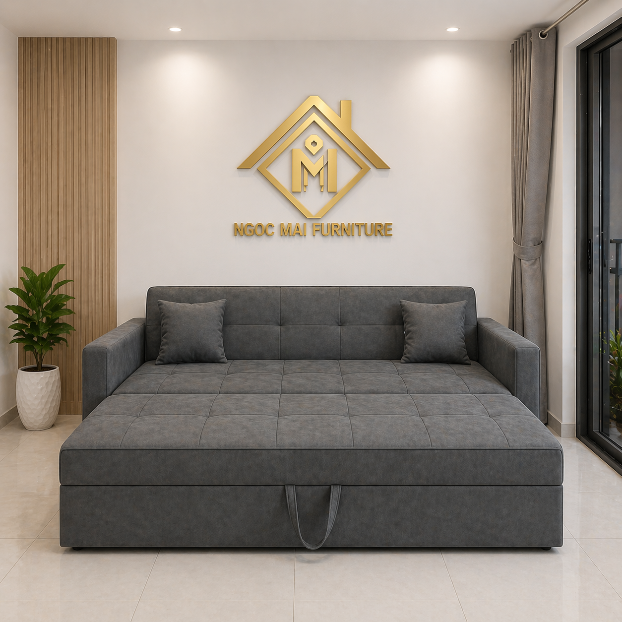 Sofa gường kéo 2 trong 1 tiện lợi - nhiều chế độ - Mã MH041 - Ảnh 5