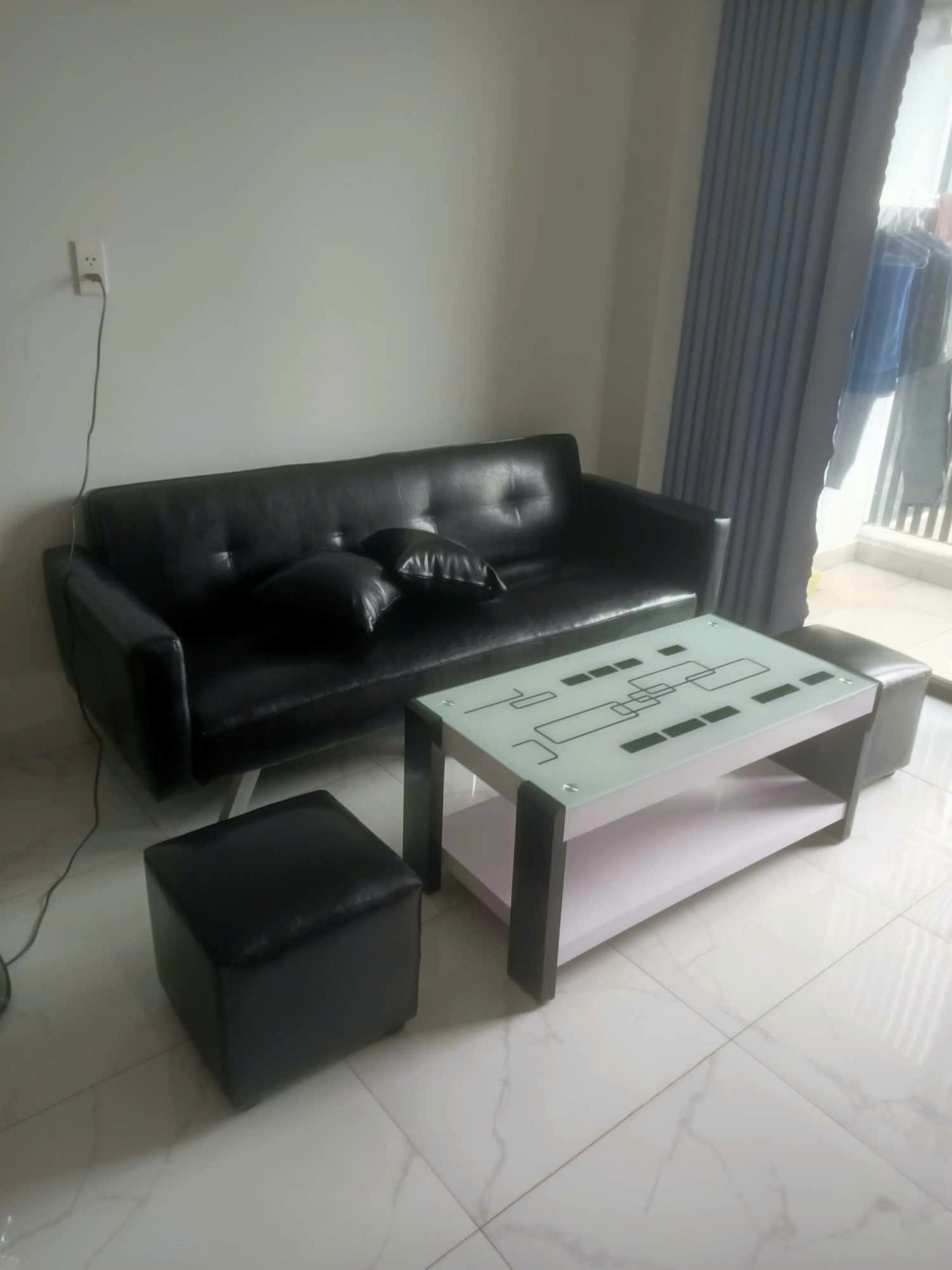 Bộ sofa bed phòng tiếp khách 6 món - sofa căn hộ da pu-mã MH042 - Ảnh 18
