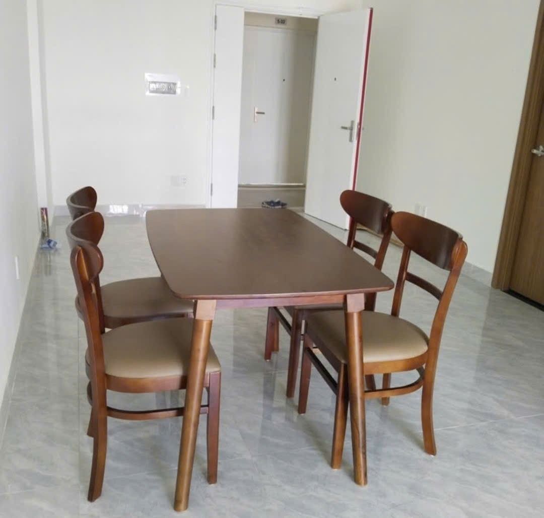 Bộ Bàn Ăn 4 ghế gỗ cabin thiết kế hiện đại - mã MH034 - Ảnh 9