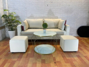 Bộ sofa da nâu, sofa da cao cấp đặt chung cư - mã MH044