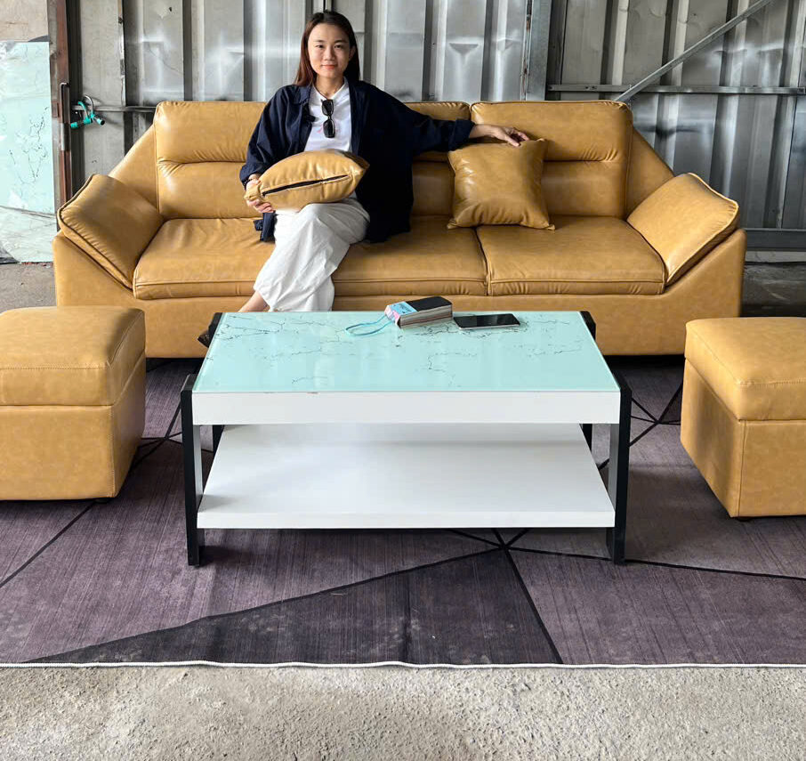 Bàn trà Sofa mặt kính cao cấp H3-1mx50 mã MH022 - Ảnh 4