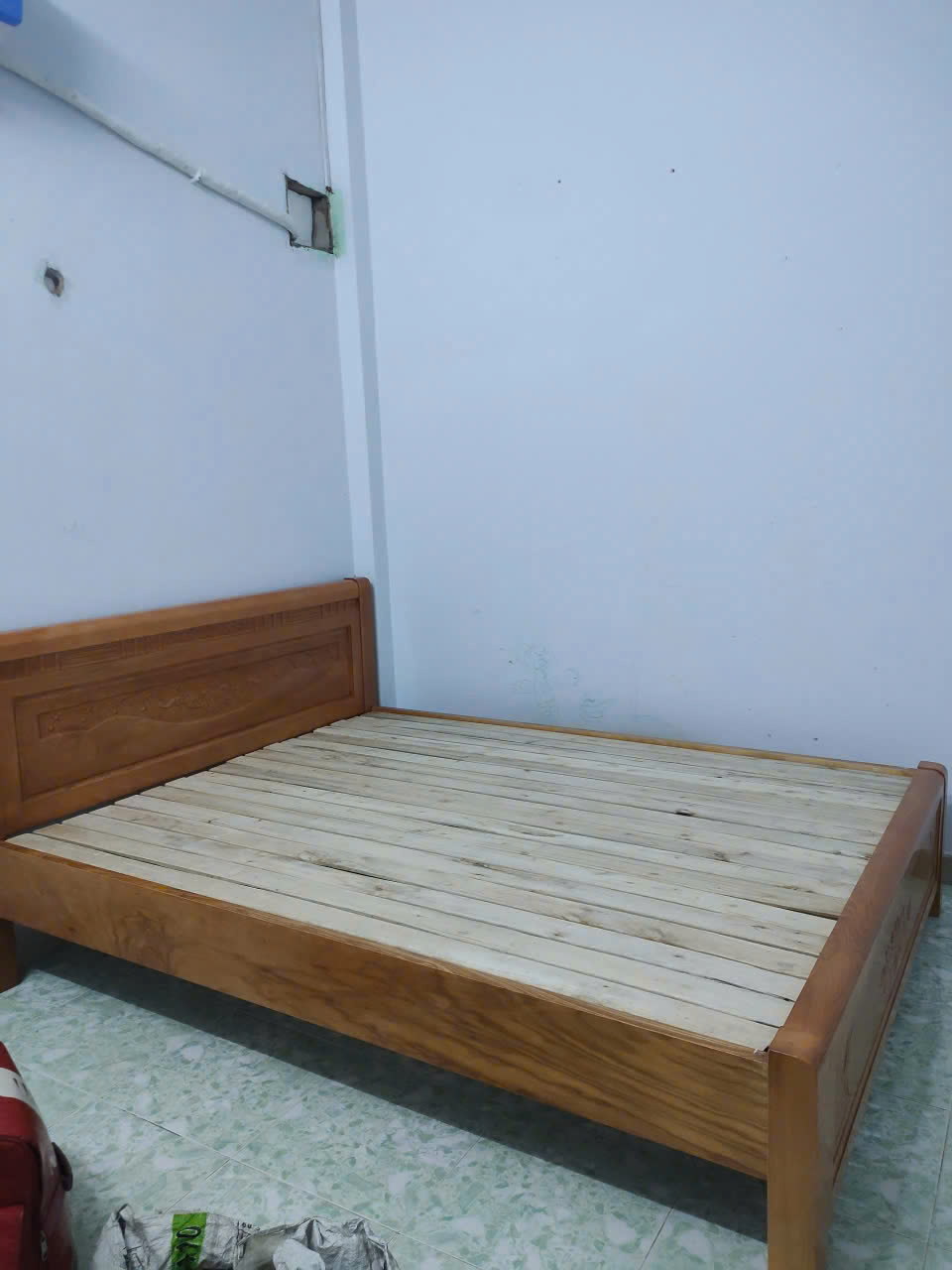 Gường Gỗ Sồi 1M6x2M Công Nghệ Hiện Đại Đã Xử Lý Mối Mọt-mã MH335 - Ảnh 18