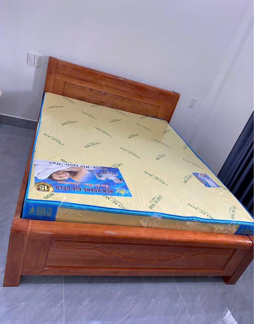 Gường Gỗ Sồi 1M6x2M Công Nghệ Hiện Đại Đã Xử Lý Mối Mọt-mã MH335 - Ảnh 8
