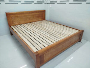Gường Gỗ Sồi 1M8x2M Công Nghệ Hiện Đại Đã Xử Lý Mối Mọt-mã MH336