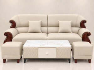 BỘ SOFA CAO CẤP THỜI THƯỢNG SANG TRỌNG -QUÝ TỘC 2M4 +2 ĐÔN +2 GỐI+1 BÀN TRÀ- mã MH357