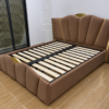 Giường Bọc nệm thiết kế múi viền sang trọng mẫu mới hiện đại 1m8x2m-Mã MH362