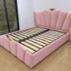 Giường Bọc nệm thiết kế soc viền sang trọng mẫu mới hiện đại 1m6x2m-Mã MH361