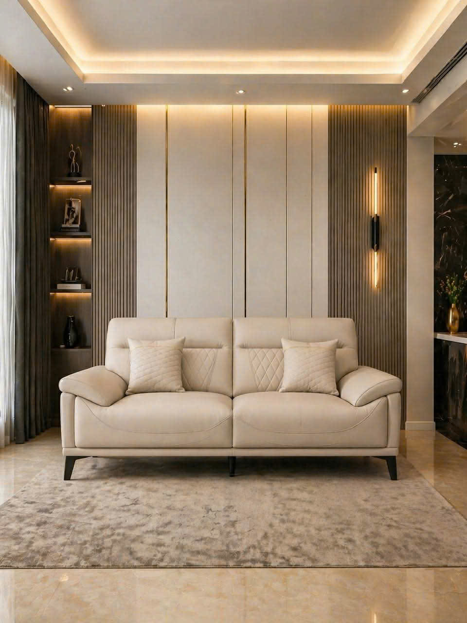 Sofa phòng khách 1m8 chân cao ,mẫu sofa hiện đại,sang trọng, tiện lợi phù hợp nhà diện tích nhỏ hoặc chung cư(không bàn trà +không đôn) – mã MH678 - Ảnh 5