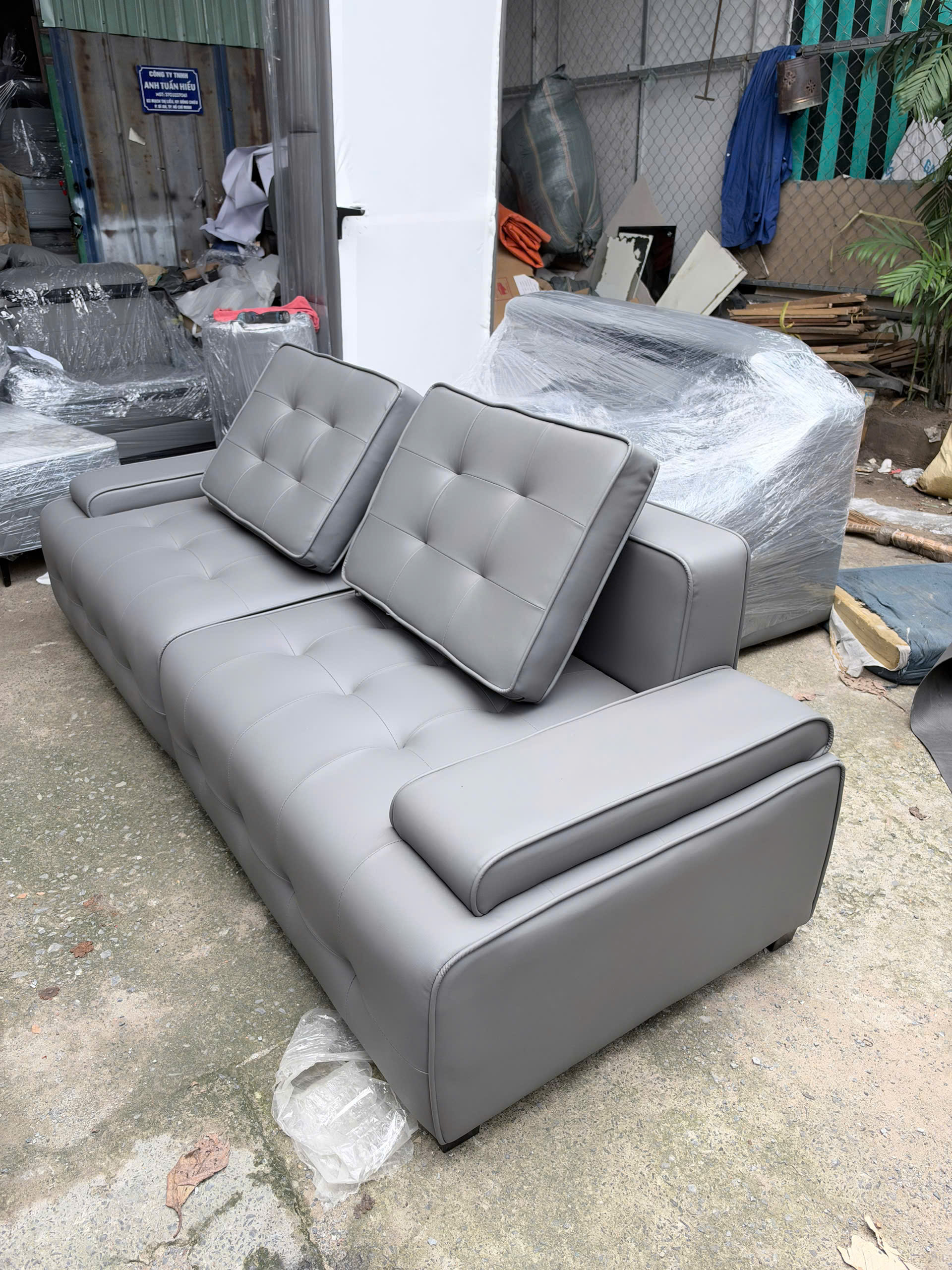Sofa băng phòng khách 2m2 thiết kế mới ,diện mạo mới,mẫu sofa hiện đại,sang trọng, tiện lợi phù hợp mọi diện tích(không bàn trà) – mã MH681 - Ảnh 7