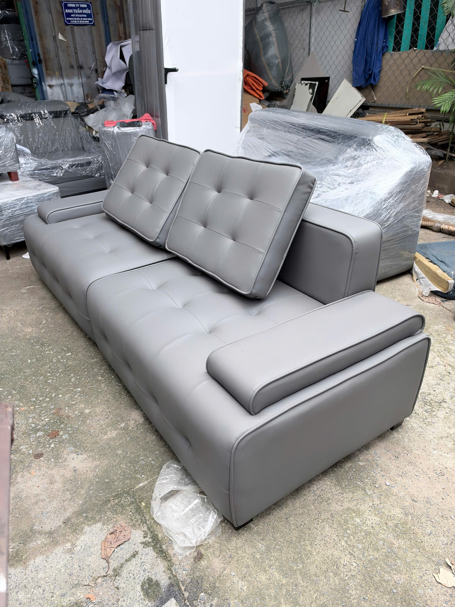 Sofa băng phòng khách 2m2 thiết kế mới ,diện mạo mới,mẫu sofa hiện đại,sang trọng, tiện lợi phù hợp mọi diện tích(không bàn trà) – mã MH681 - Ảnh 8