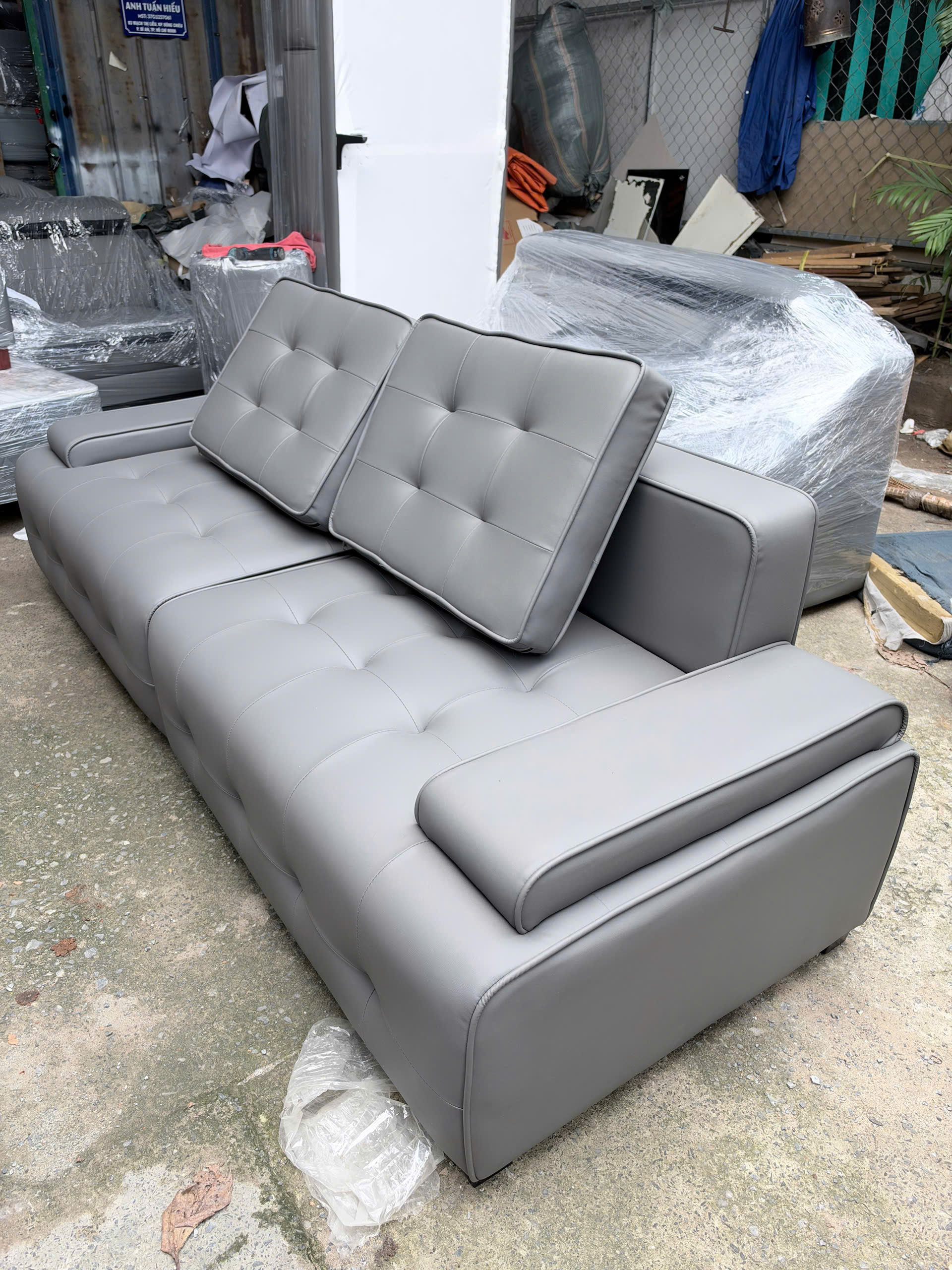 Sofa băng phòng khách 2m2 thiết kế mới ,diện mạo mới,mẫu sofa hiện đại,sang trọng, tiện lợi phù hợp mọi diện tích(không bàn trà) – mã MH681 - Ảnh 10