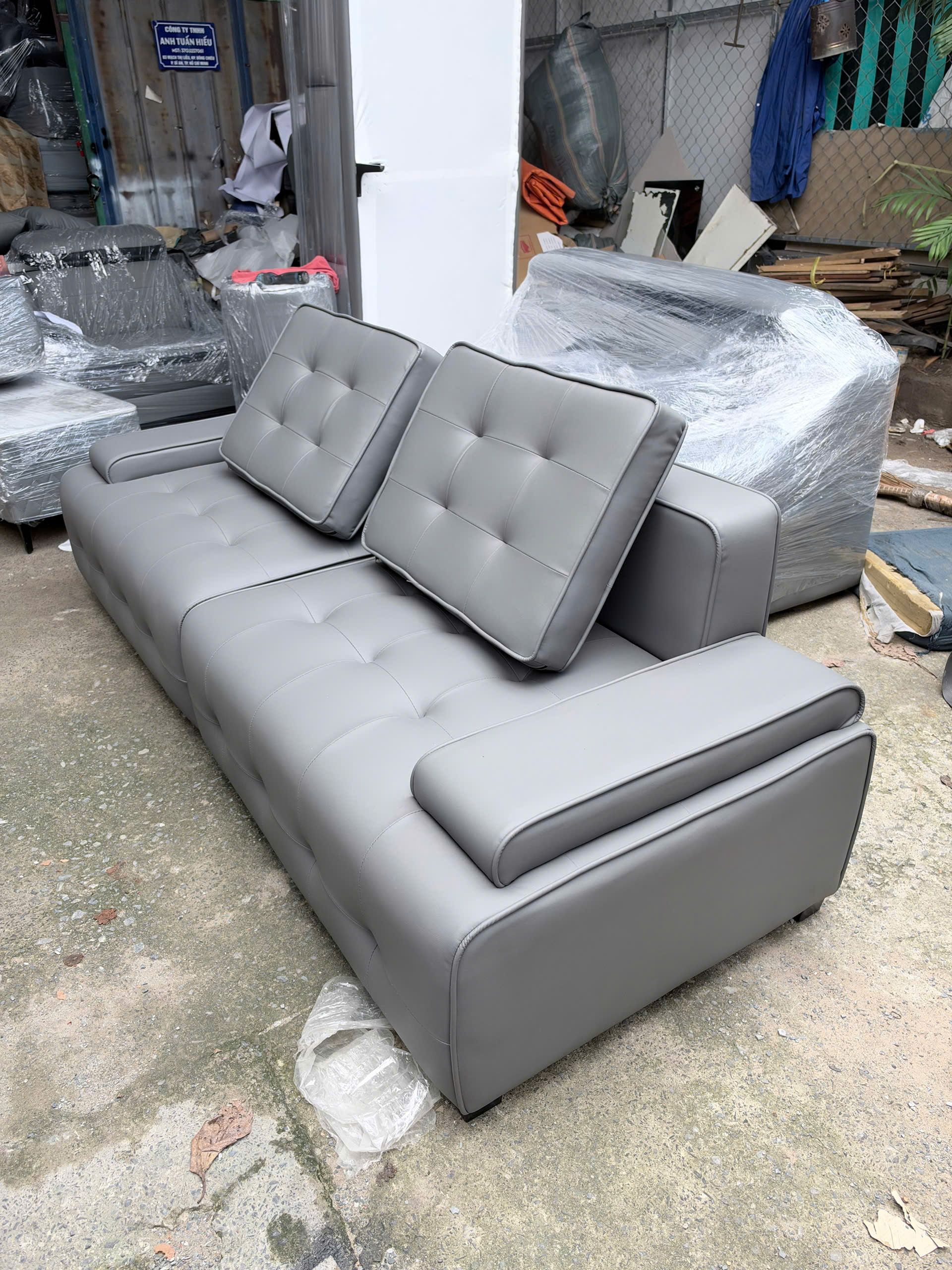 Sofa băng phòng khách 2m2 thiết kế mới ,diện mạo mới,mẫu sofa hiện đại,sang trọng, tiện lợi phù hợp mọi diện tích(không bàn trà) – mã MH681 - Ảnh 12