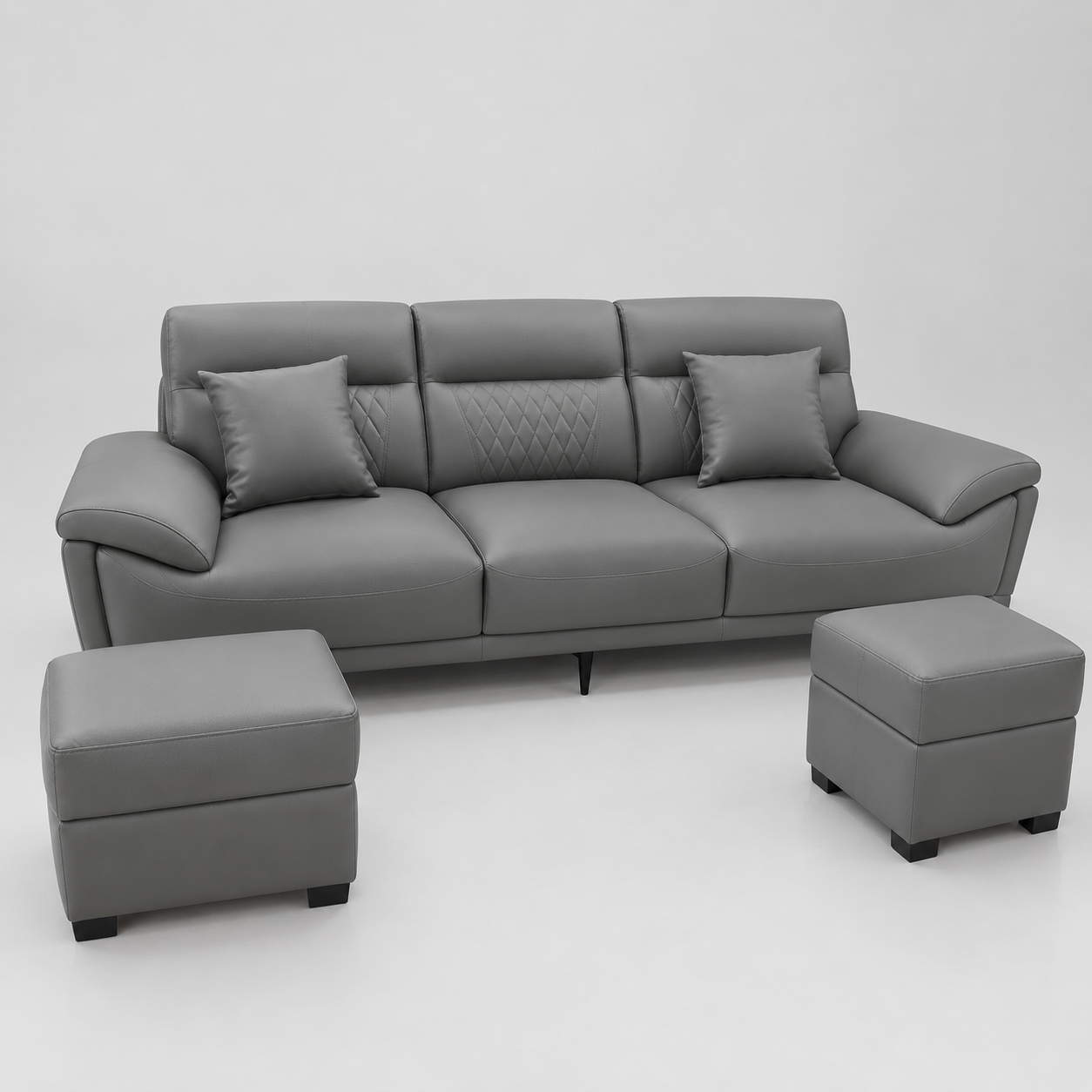 Bộ sofa caro phòng khách 2m2 chân cao hiệ đại-mã MH601 - Ảnh 8