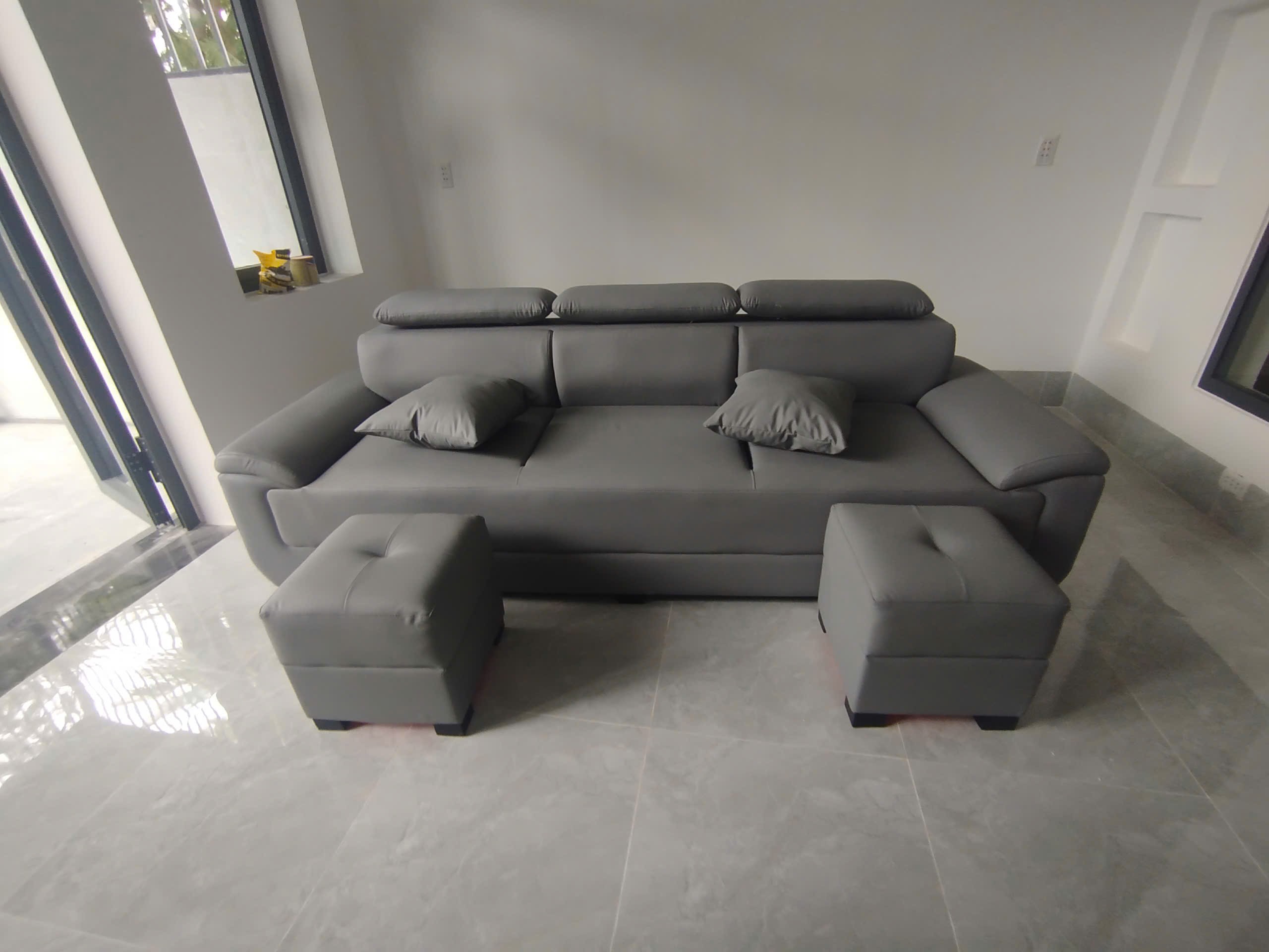 SOFA 2M2 DA PU CHỐNG TRẦY XƯỚC CAO CẤP HIỆN ĐẠI-MÃ MH670 - Ảnh 5