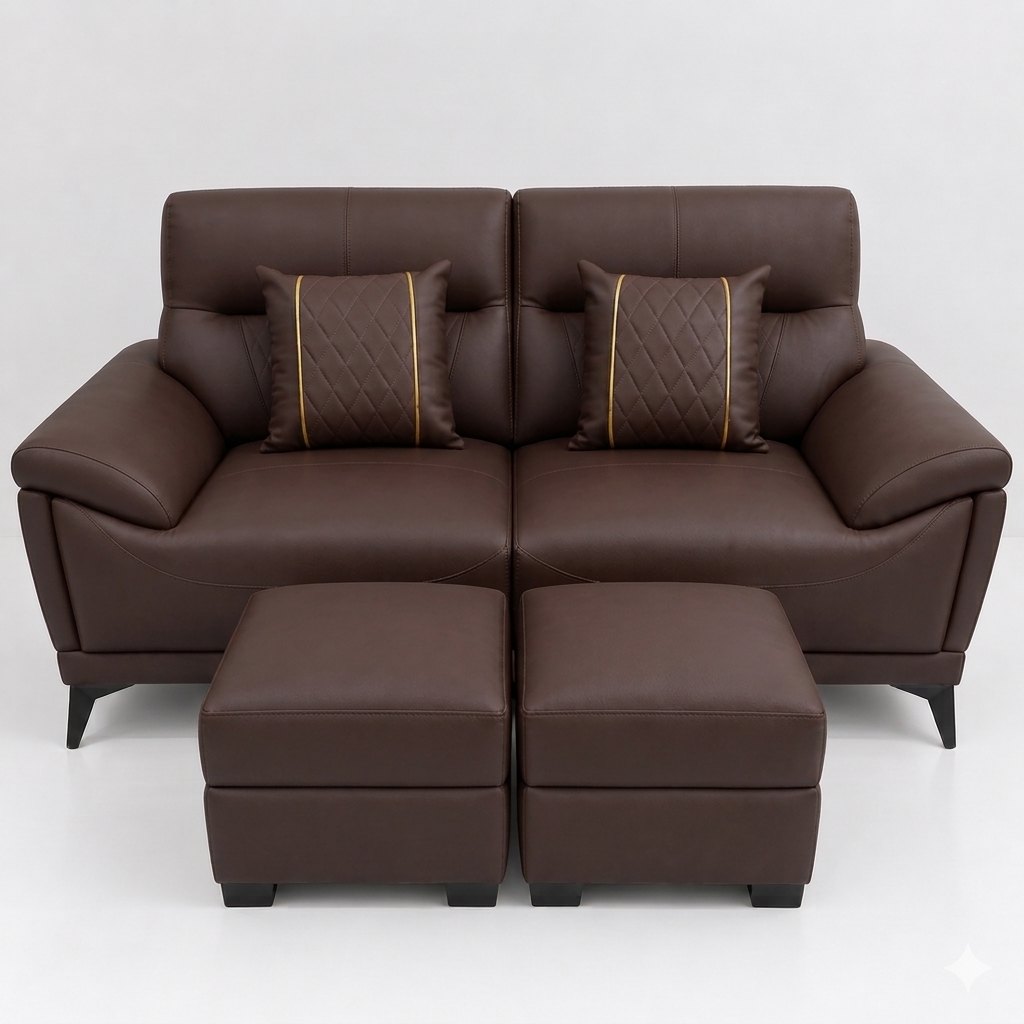 Sofa băng phòng khách 1m8 chân cao tựa lưng caro nổi bật ,mẫu sofa hiện đại,sang trọng, tiện lợi phù hợp nhà diện tích nhỏ hoặc chung cư(không bàn trà) – mã MH677 - Ảnh 4